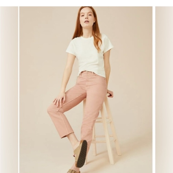 👖✨ Free Assembly 90s Straight Jeans – Size 12 (EUC) – Lot of 2 (White + Pink) - Picture 1 of 9